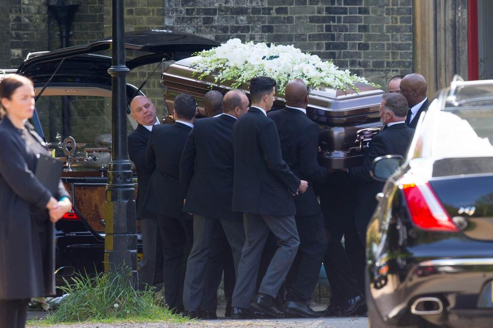  Ugo Ehiogu friends and family came together to say goodbye one final time