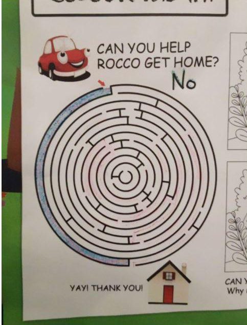 Whoever drew out this maze failed to realise that there was absolutely no way out