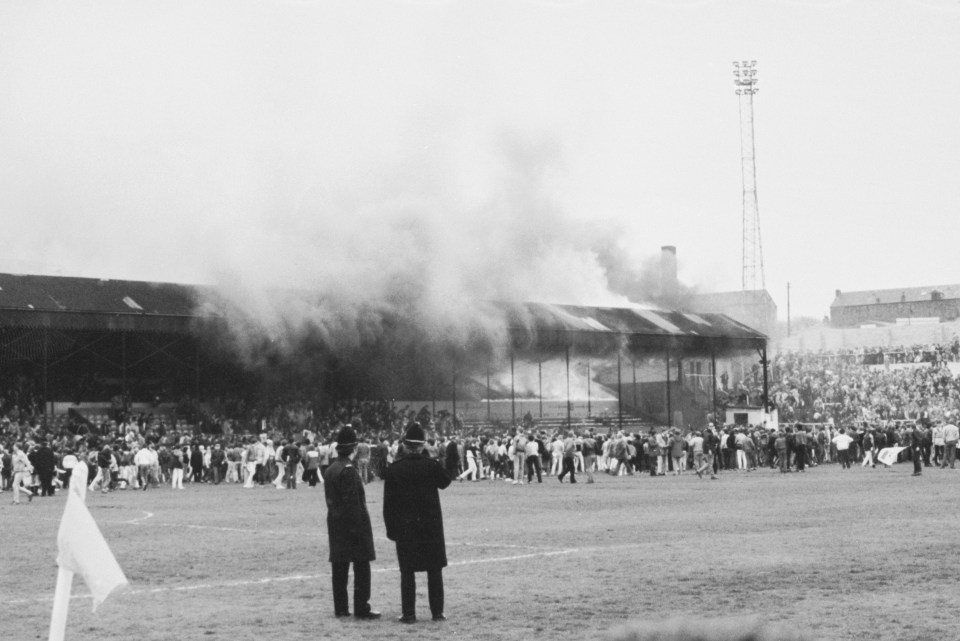 These images will haunt people forever, after 56 people died at a football match in Bradford