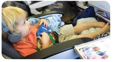  The Fly LegsUp for Kids was designed to help children up to the age of nine sleep and play on long haul economy flights