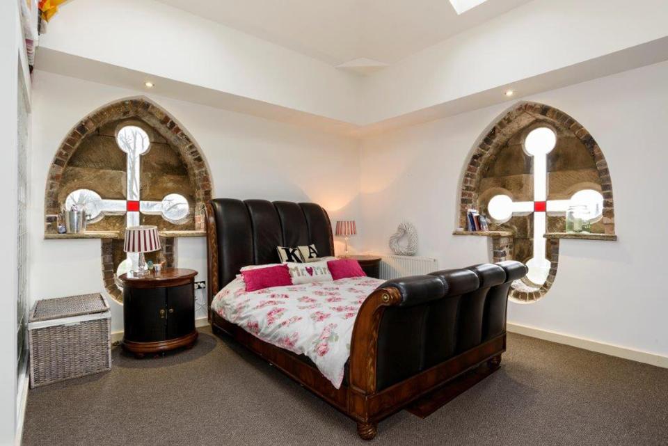  All part of the charm ... the Shropshire property boasts crucifix windows