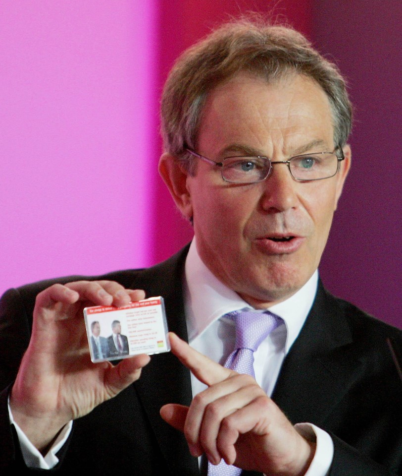 Tony Blair’s pledge cards from the 2005 election