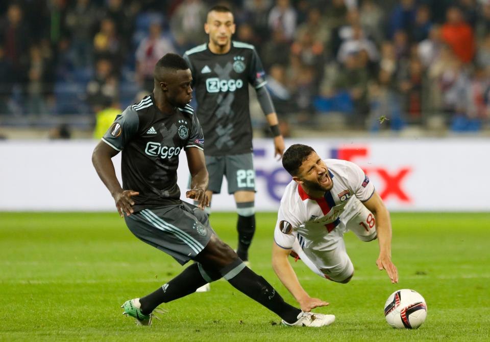  Davinson Sanchez has helped Ajax finish second in the Eredivisie and reach the Europa League final