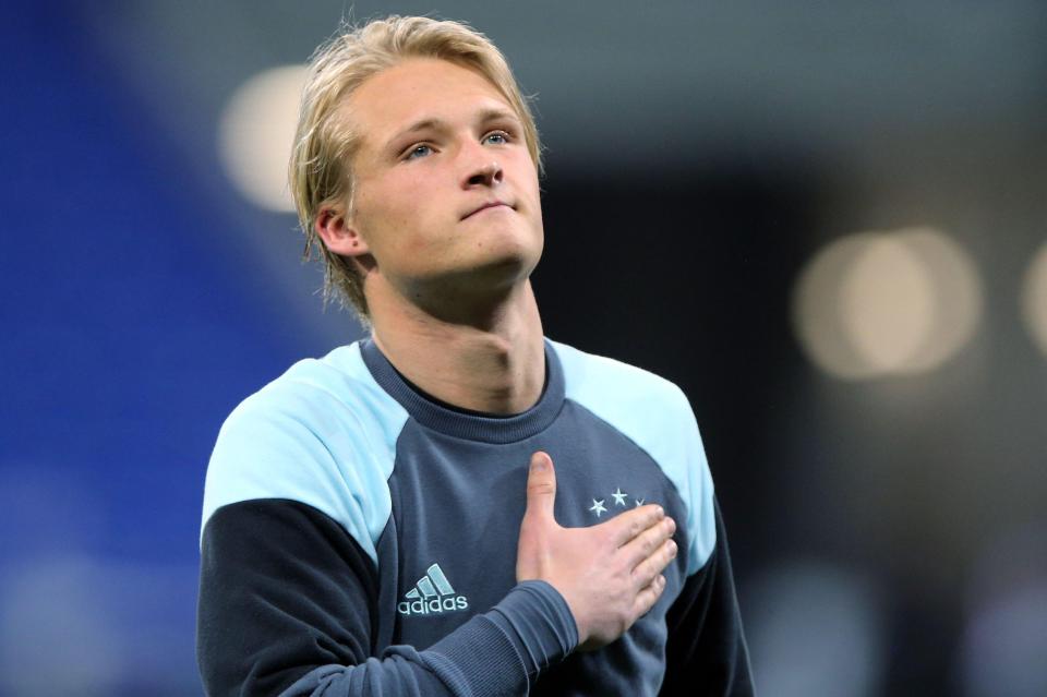  Kasper Dolberg insists he wants to stay at Ajax for the time being... but could find it hard to resist a big-money move in the future