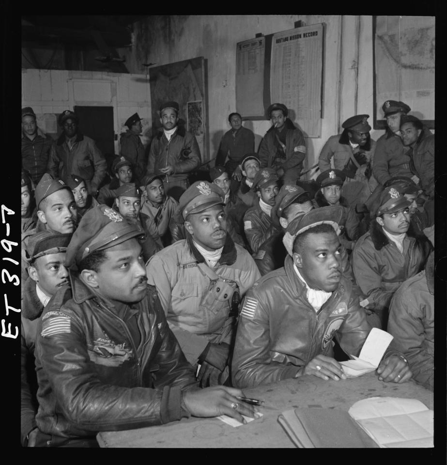  The Tuskegee airmen were the first black air force recruits in the US