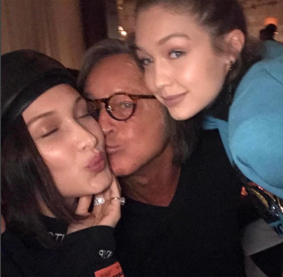  The wealthy billionaire regularly posts images on social media of him with his two supermodel daughters