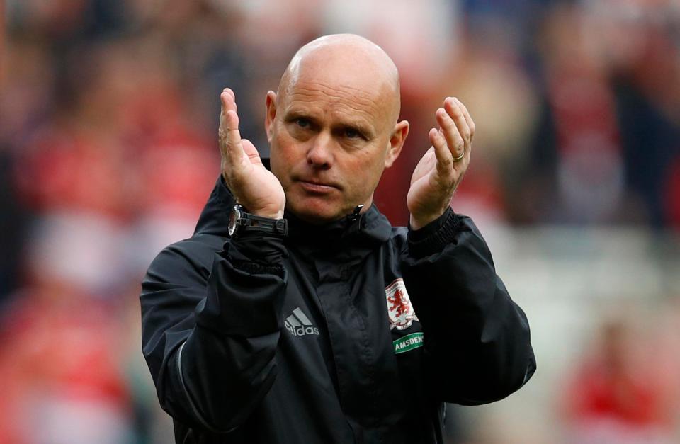  Steve Agnew failed to impress as Boro boss during his brief time at the club