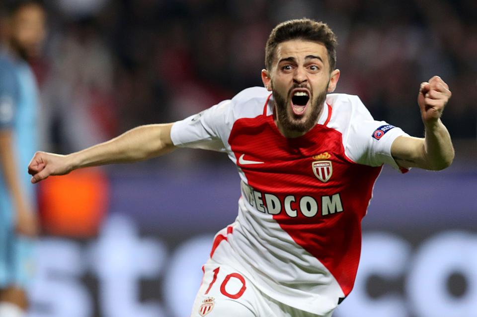  Bernardo Silva is set to switch to the Premier League