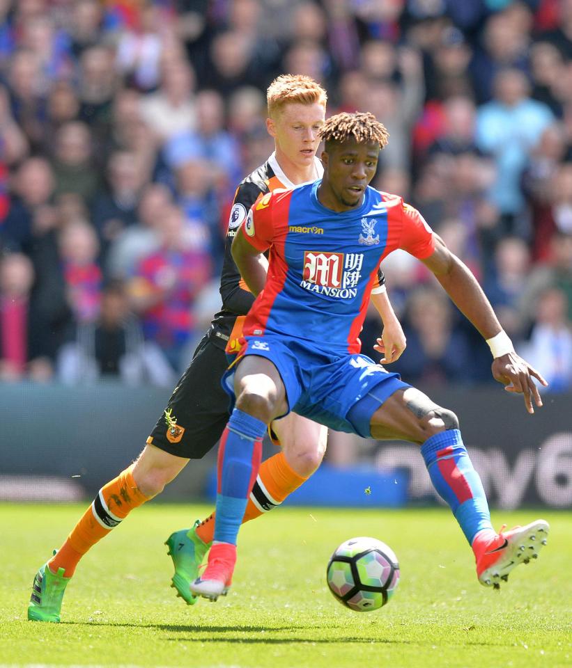  Wilfried Zahas has been in sensational form for Crystal Palace in recent form