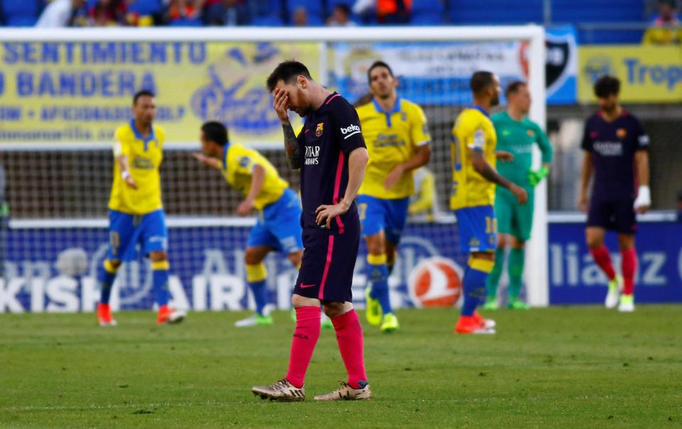 Lionel Messi fired a blank against Las Palmas but will still be Europe's No.1