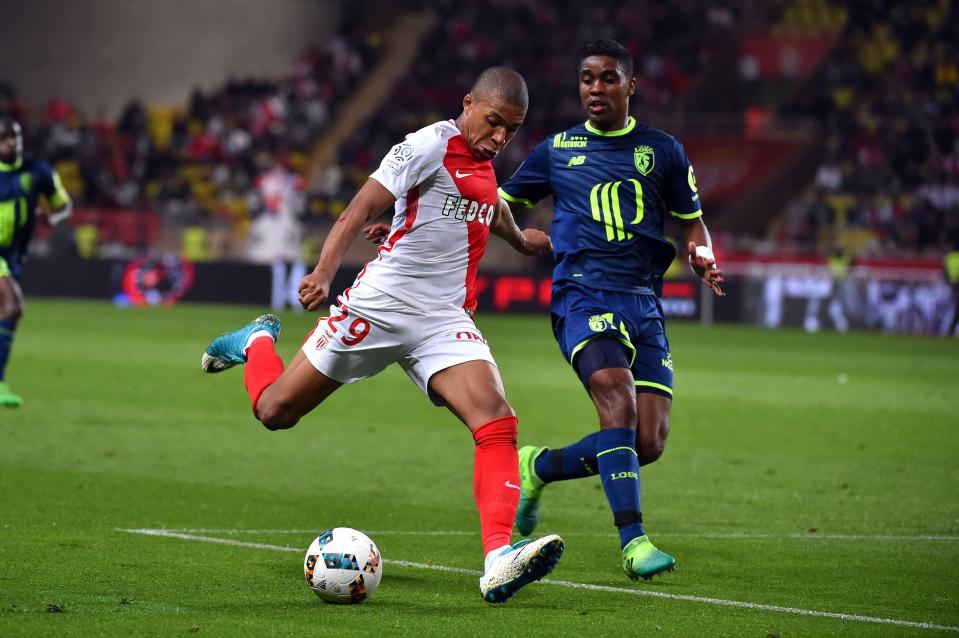  Kylian Mbappe has burst onto the scene for Monaco this season and scored 15 Ligue 1 goals