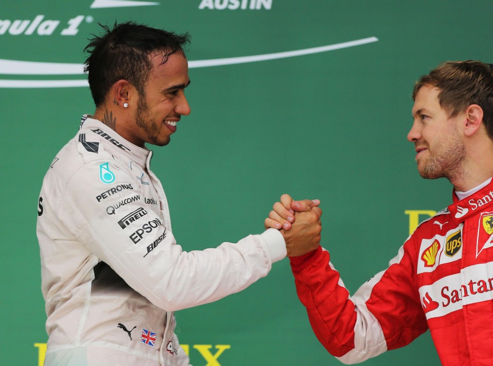 Lewis hamilton and Sebastian Vettel have mutual respect but a strong rivalry