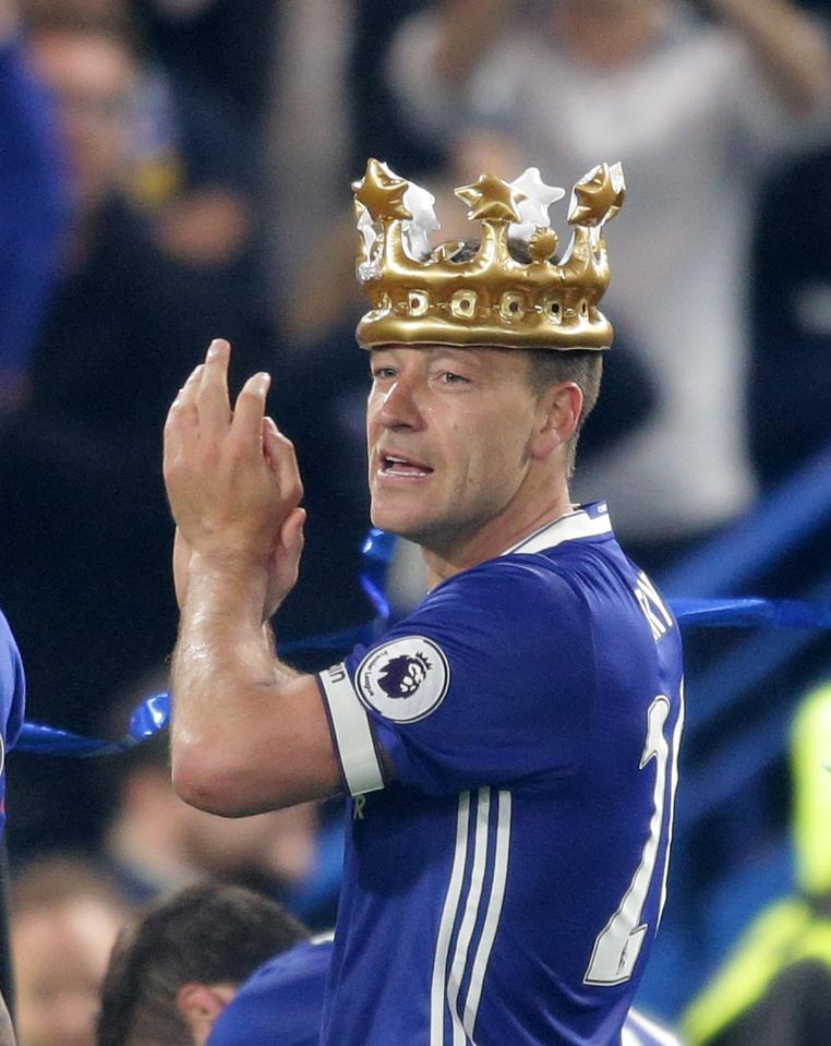  John Terry will lift the Premier League trophy for a fifth time, this season