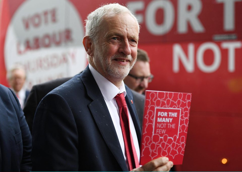  Jeremy Corbyn has unveiled the Labour manifesto this morning