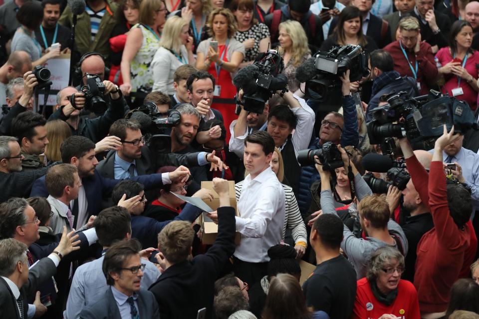  Journalists get their hands on Labour's little red book