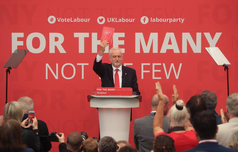  He revealed his hard-left Socialist blueprint to run Britain after June 8