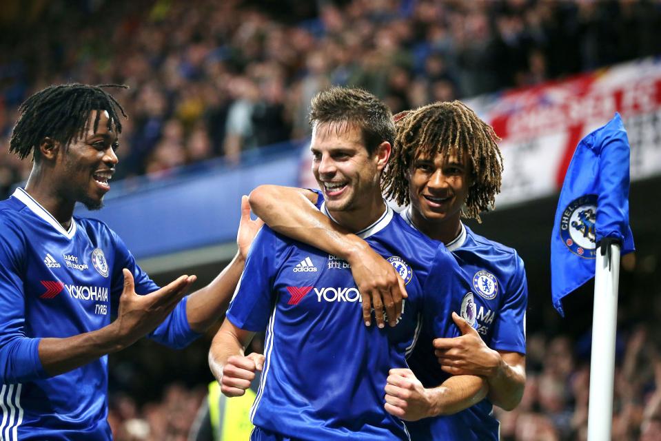 Cesar Azpilicueta has scored on Premier League goal for Chelsea this term