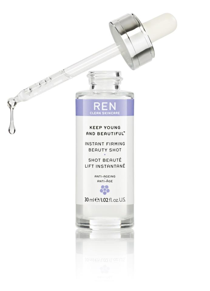  Keep Young and Beautiful Instant Firming Beauty Shot, £36, renskincare.com