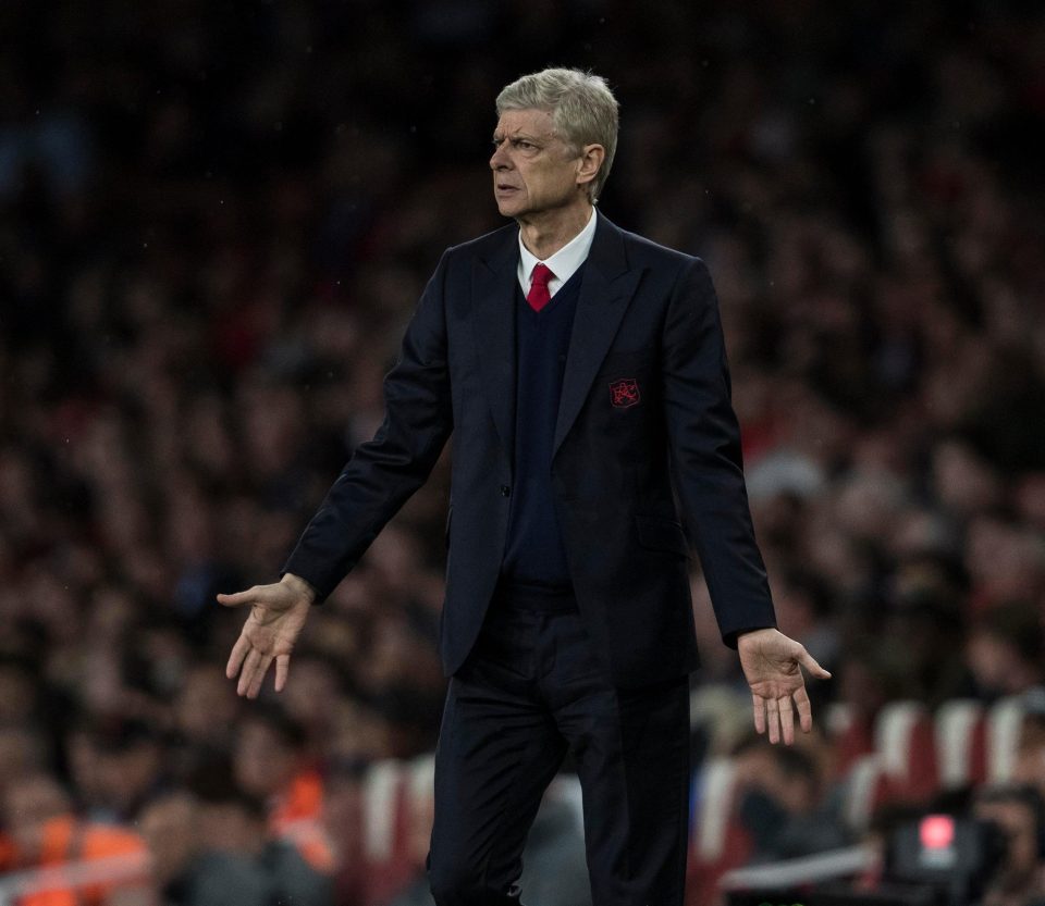  Arsene Wenger's side are now one point behind fourth-placed Liverpool going into the final day