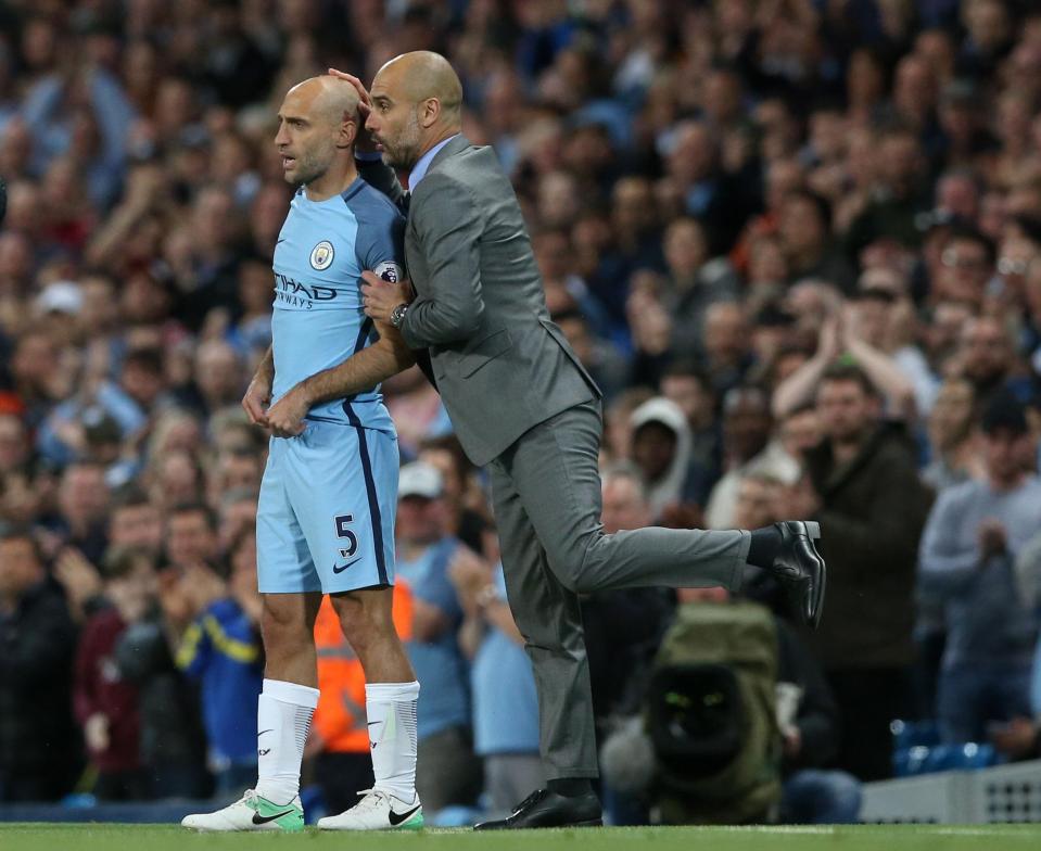  Manchester City fans got to say their farewells to Pablo Zabaleta