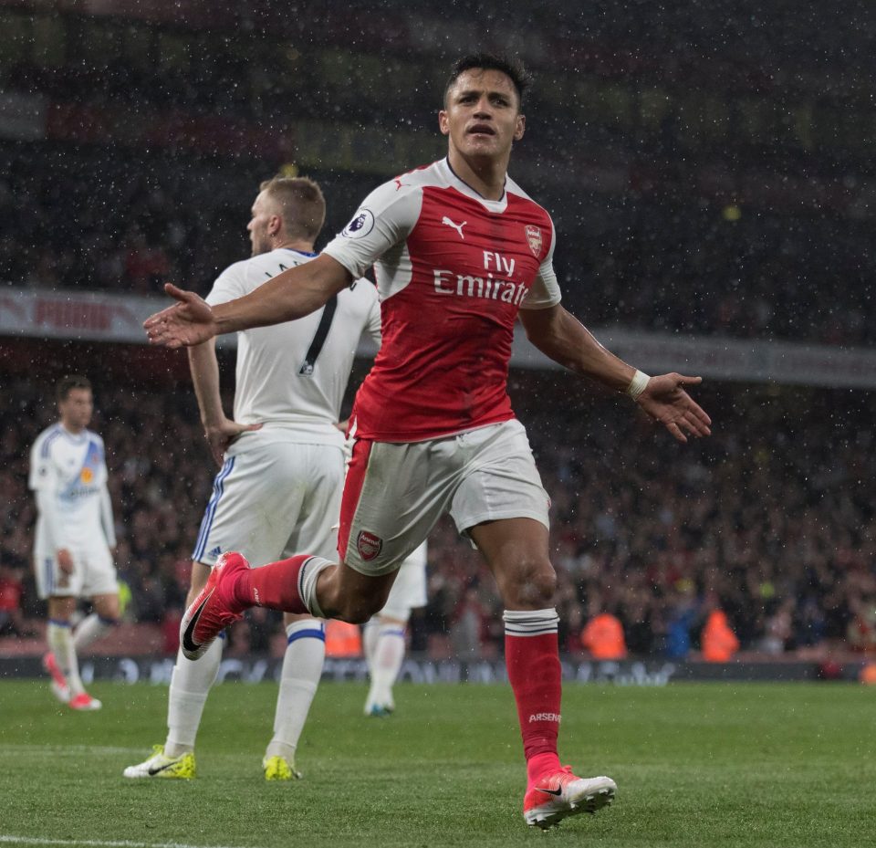  But the Gunners will be hoping that Alexis Sanchez can produce the goods again on the final day