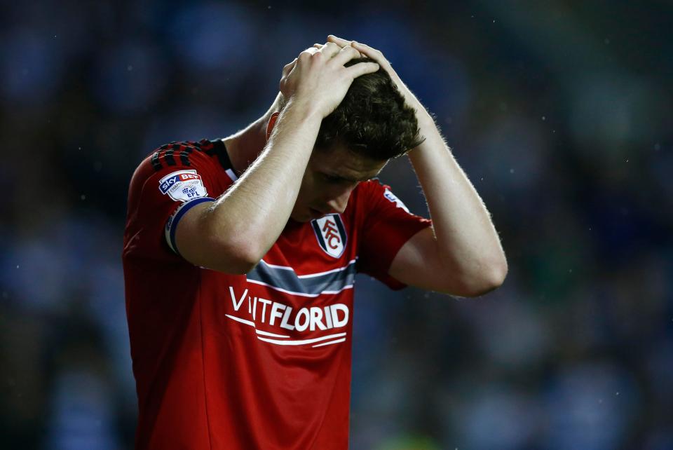  Fulham's Tom Cairney has been one of the best players in the Championship this season - but was left gutted tonight