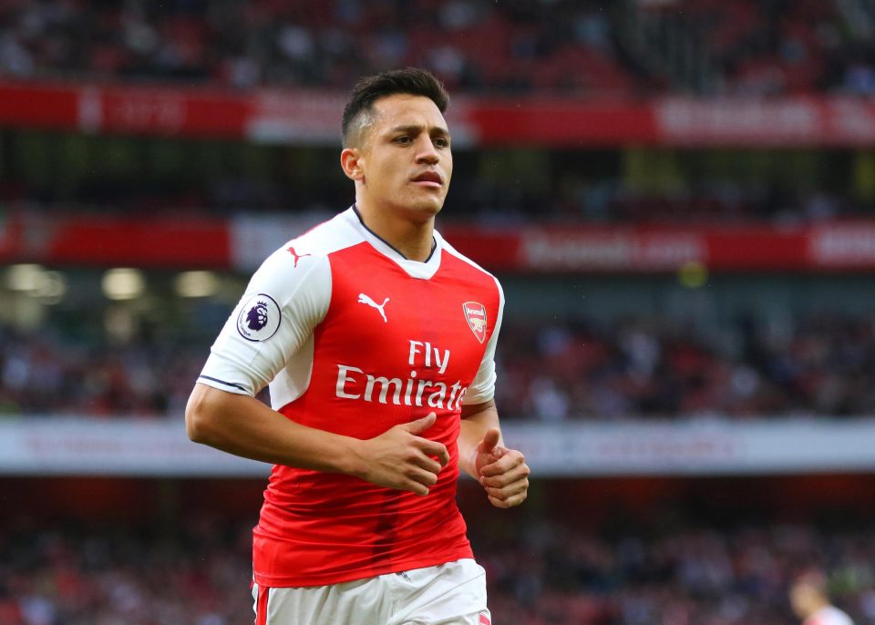  Sanchez has been in fine form for Arsenal this season