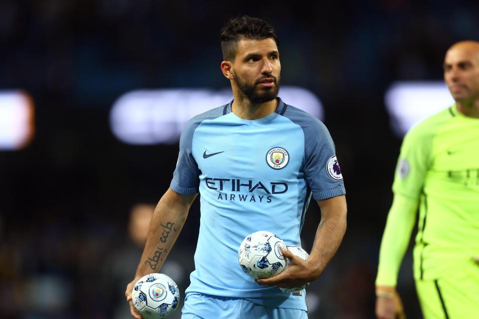  Sergio Aguero will hold showdown talks with Pep Guardiola later this month