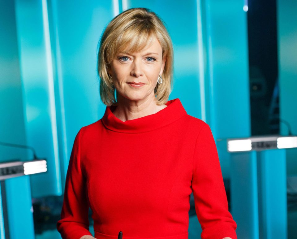  ITV newsreader Julie Etchingham who will be chairing the ITV Leaders Debate