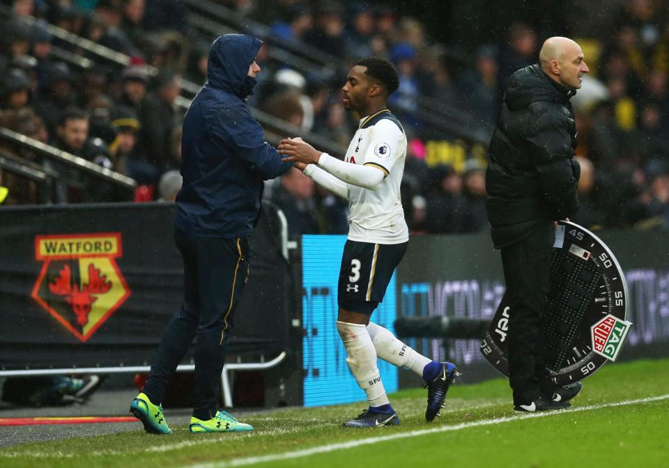  Danny Rose had to sit out much of the end of last season while he was deputised by Ben Davies