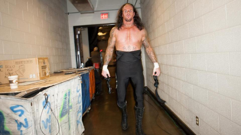  The Undertaker used to reveal his 'BSK Pride' tattoo after each match