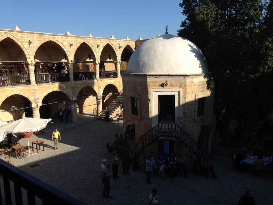  We visited a bazaar called Buyuk Han which featured lots of small shops and cafés