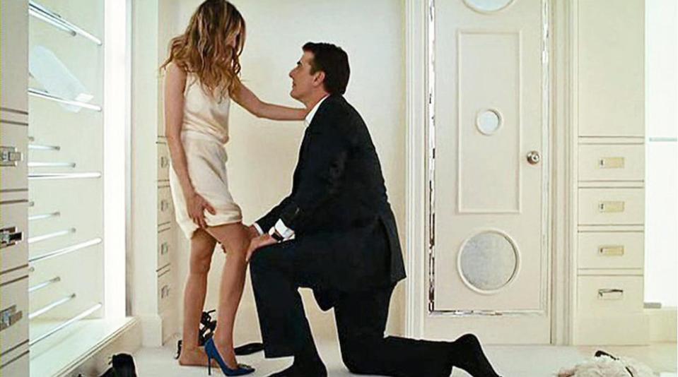  The shoes hit the limelight after Big (Chris Noth) proposed to Carrie Bradshaw (Sarah Jessica Parker) in them in Sex And The City