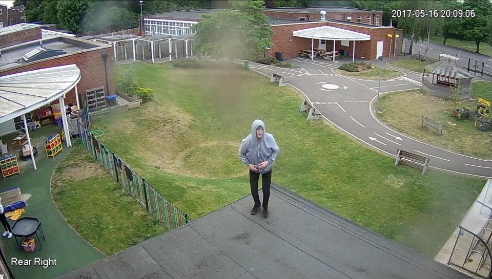  The gang was caught brazenly vandalising the memorial