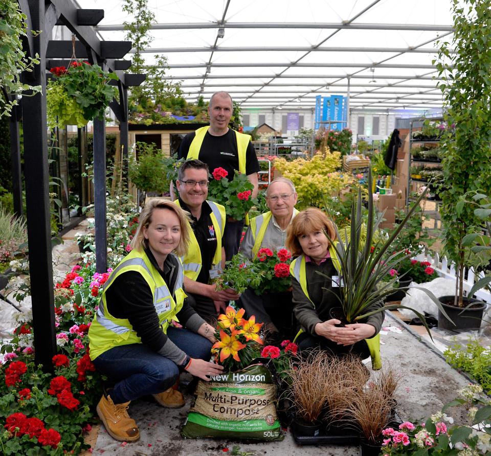  The Sun team are hopeful of a prize as they have the most colourful display in the show