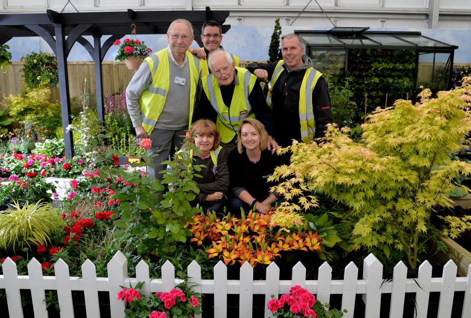  The Sun team of gardeners at the Chelsea Flower Show