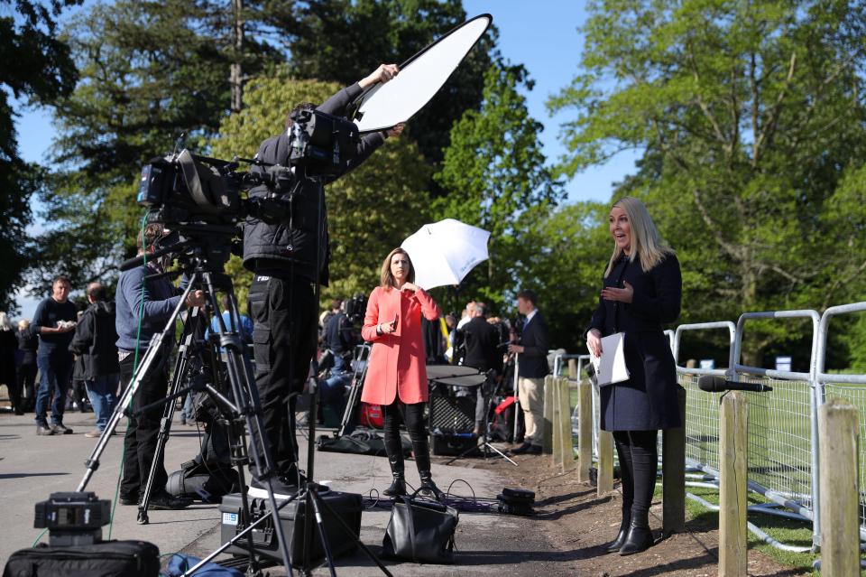  The world's media arrived to cover the much talked about wedding of Pippa and James