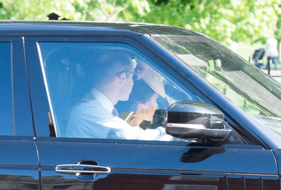  Prince William and his wife Kate arriving for Pippa's wedding at St Mark's Church in Berkshire