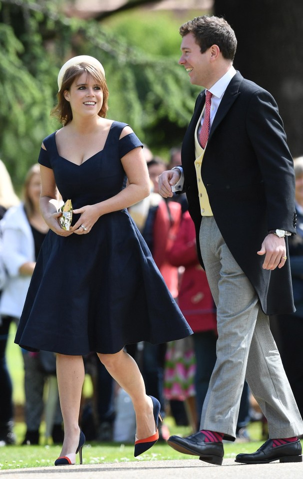 The first of the royal guests to arrive was Princess Eugenie