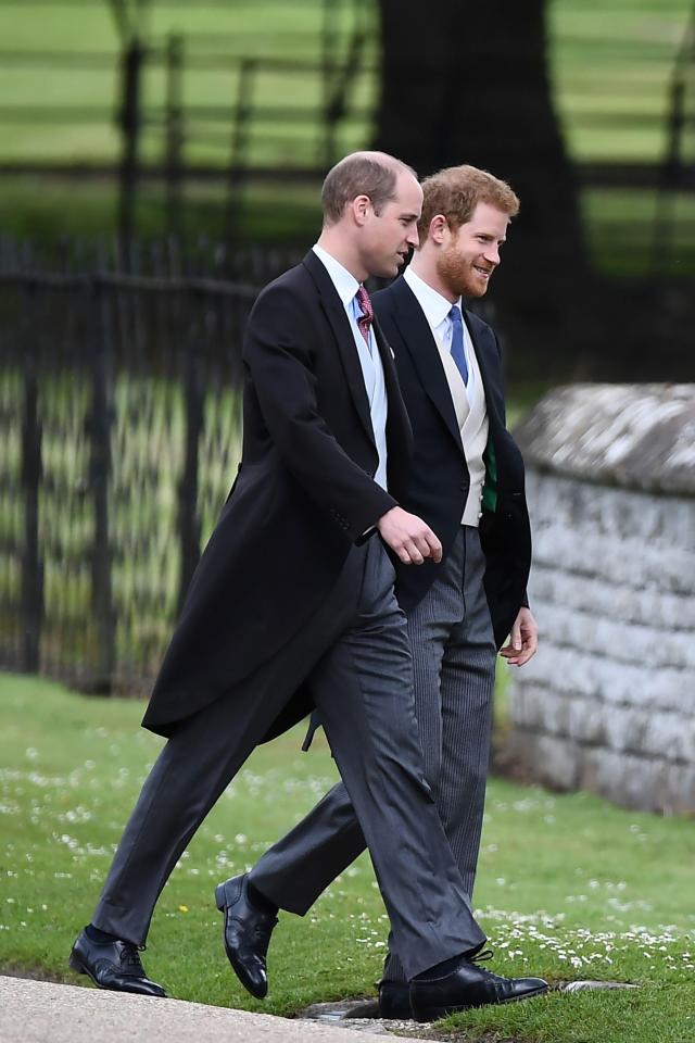  Prince William and Harry arrived at the ceremony together