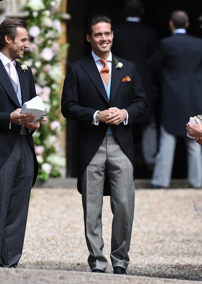  Spencer Matthews dressed to impress at his brother's wedding