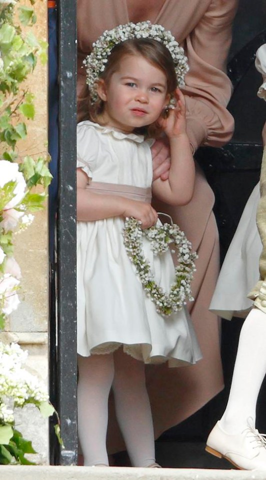 Adorable Princess Charlotte is a bridesmaid for her Aunt Pippa