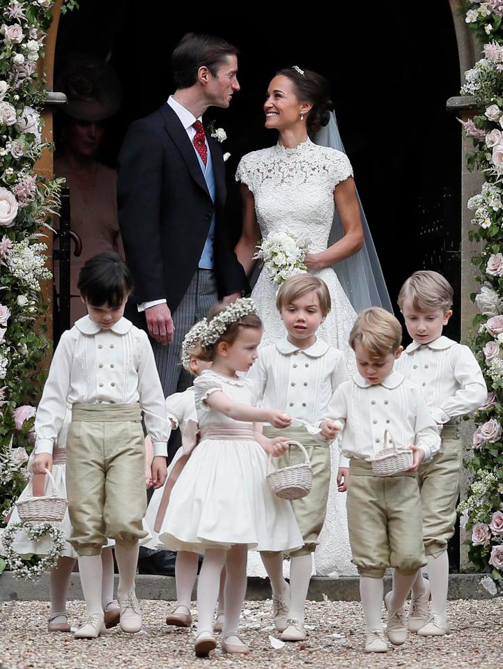  Pippa and new husband James couldn't stop smiling after they left the ceremony