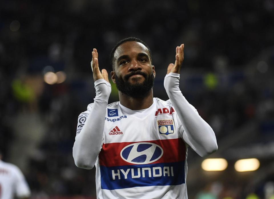  Alexandre Lacazette is nearing a switch to join Diego Simeone's Atletico Madrid side in the summer after a great season for Lyon