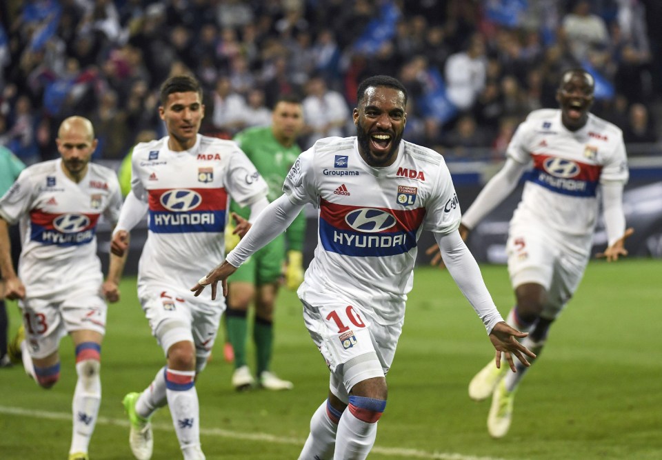 Alexandre Lacazette looks to be on his way out of Lyon this summer