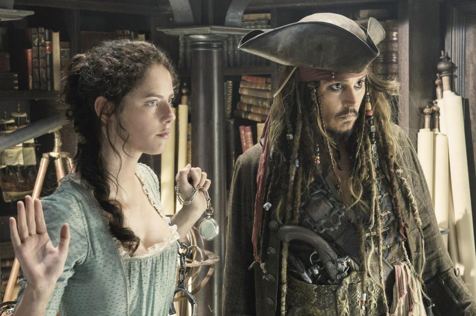  Kaya Scodelario starring alongside Johnny Depp in the new Pirates Of The Caribbean offering