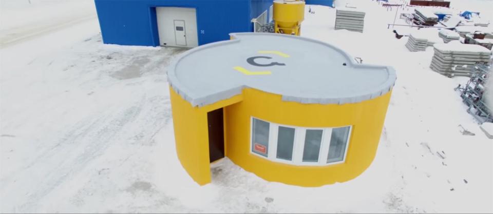  This home was 3D printed on-site in just 24 hours