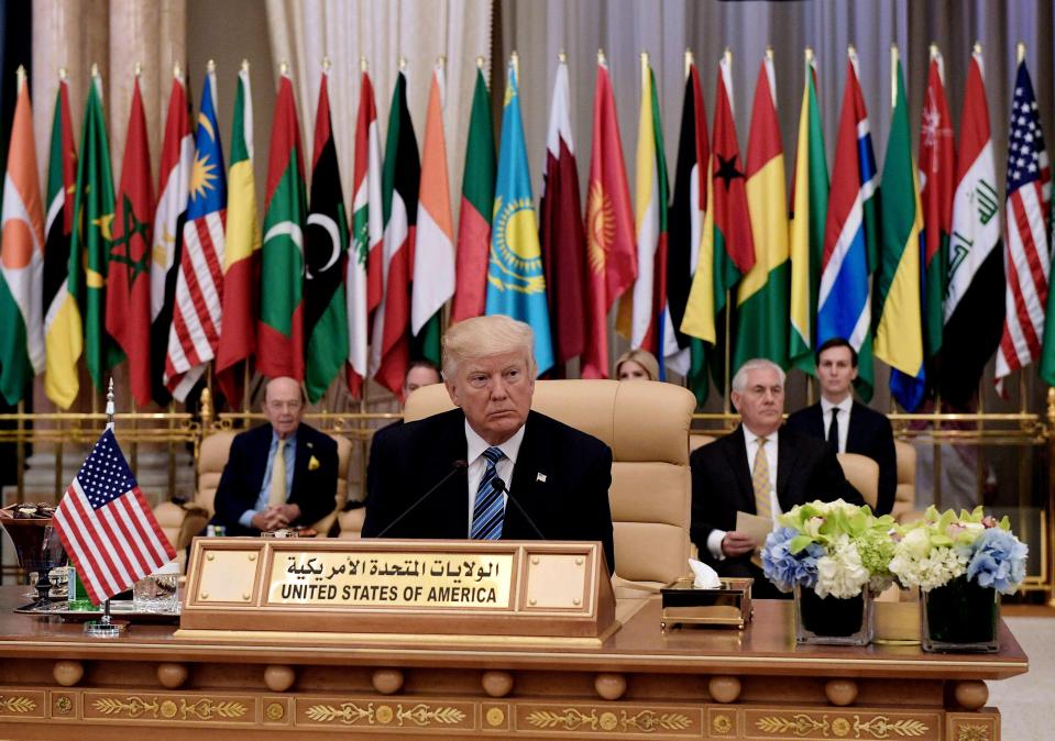 Trump addressed dozens of leaders from Muslim majority countires