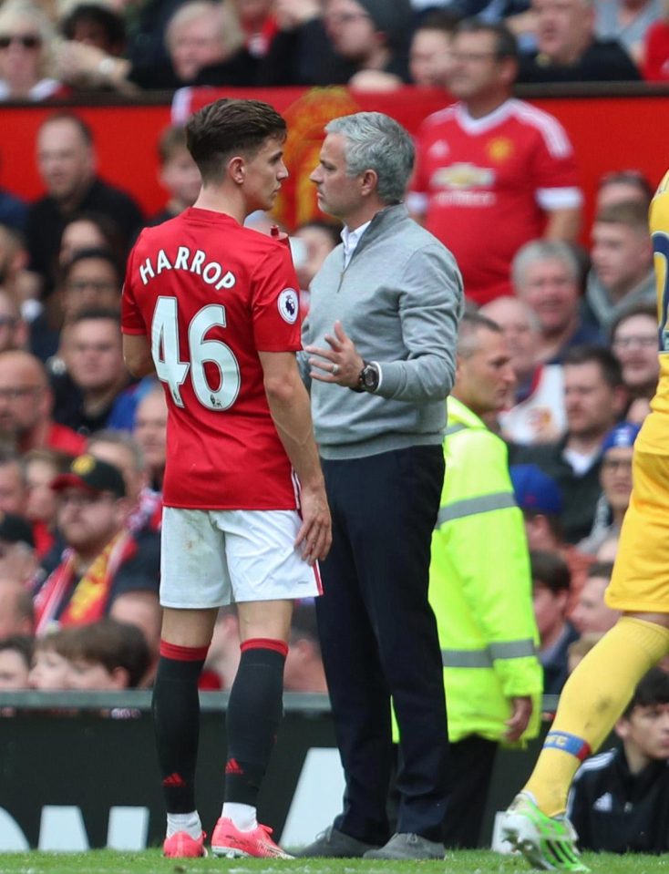  Harrop getting words of wisdom from boss Jose Mourinho