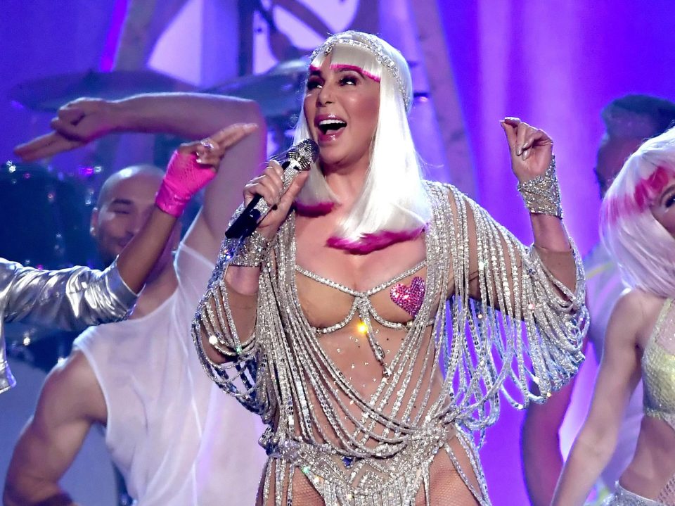  Cher looked remarkable during the performance which happened to be the day after her 71st birthday